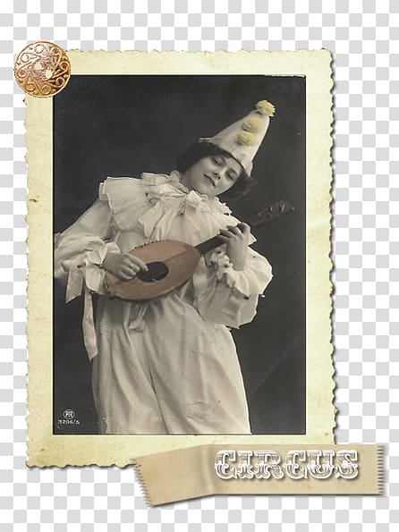 Pierrot Columbina Art Costume, Circus performer transparent background PNG clipart