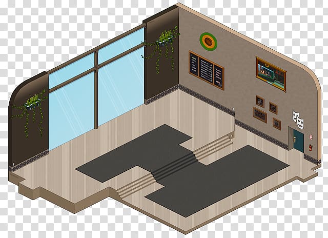 Habbo Room Game Terrace Hotel, Hotel Retro transparent background PNG clipart