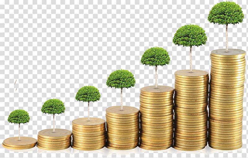 green leaf trees illustration, Savings account Money Investment Bank, falling money transparent background PNG clipart