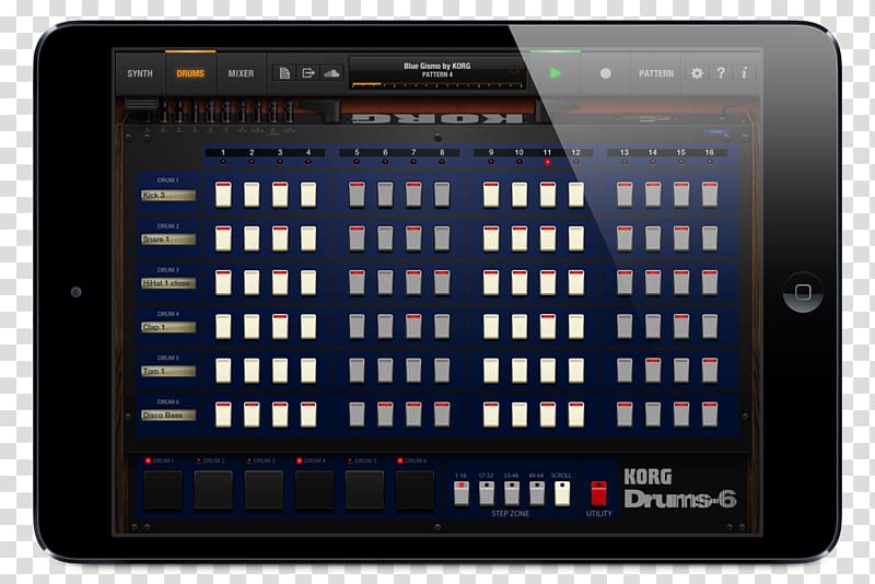 Korg Polysix Korg MS-20 iPad mini Sound Synthesizers, mini synth transparent background PNG clipart