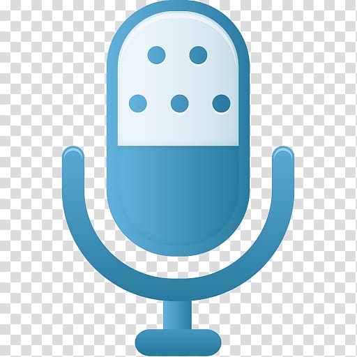 blue and white microphone , audio microphone font, Microphone transparent background PNG clipart