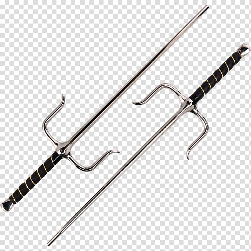Sai Tonfa Martial arts Weapon Self-defense, weapon transparent background PNG clipart