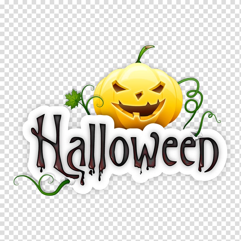 Halloween card Jack-o'-lantern , Halloween elements transparent background PNG clipart