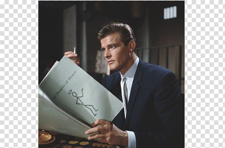 Roger Moore The Saint James Bond Actor, roger moore transparent background PNG clipart