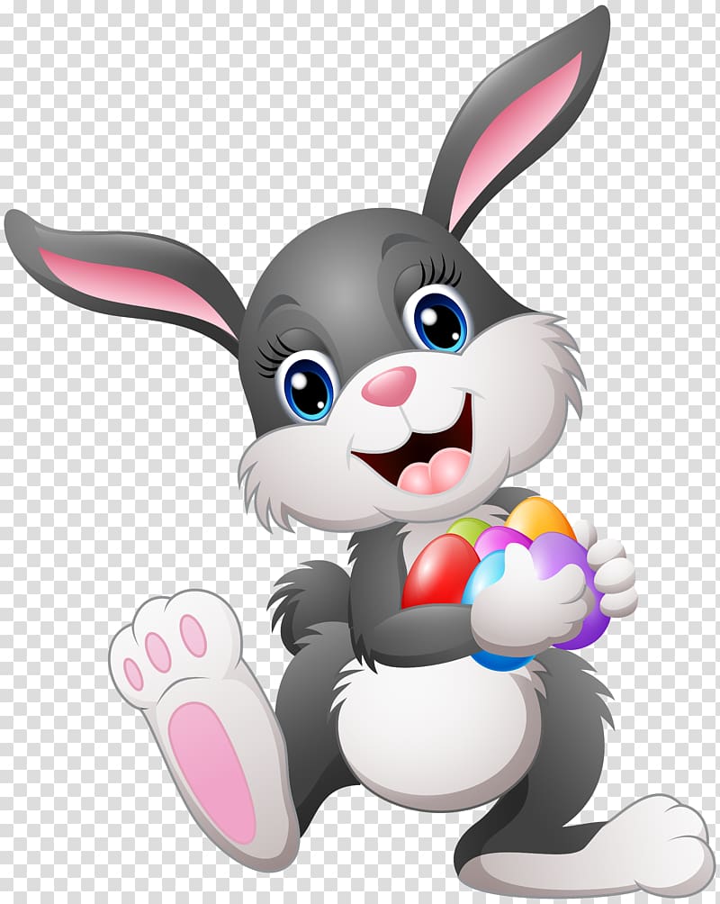 Rabbit Easter Bunny Happy Easter! Leporids, rabbit transparent background PNG clipart