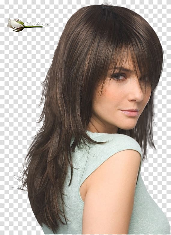 Hairstyle Bangs Layered hair Long hair, hair transparent background PNG clipart
