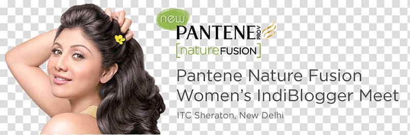 Hair coloring Long hair Pantene Fusion Advertising Services Shampoo, Shilpa Shetty transparent background PNG clipart