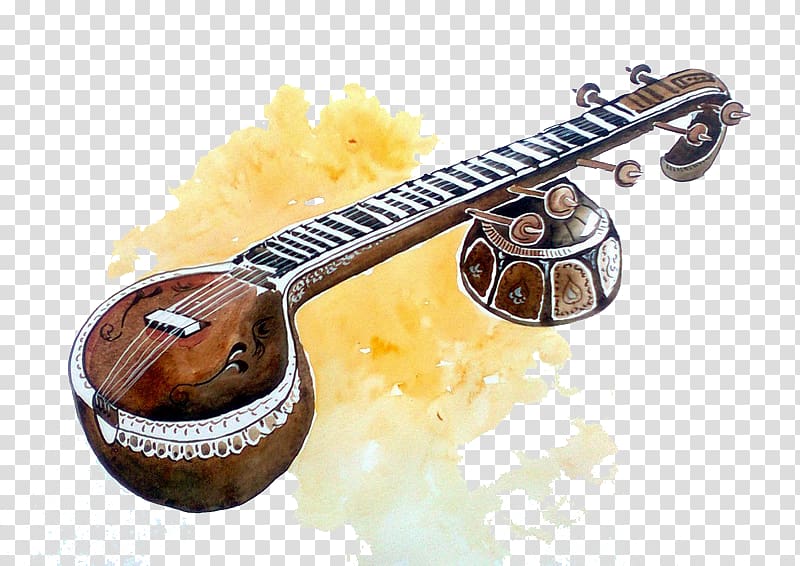 Music lesson Veena Svara Music of India, musical instruments transparent background PNG clipart