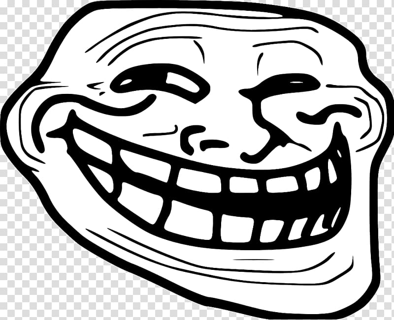 Trollface Rage comic Internet troll , Challenge Accepted transparent background PNG clipart