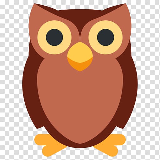 Emojipedia Owl Emoticon Symbol, Emoji transparent background PNG clipart