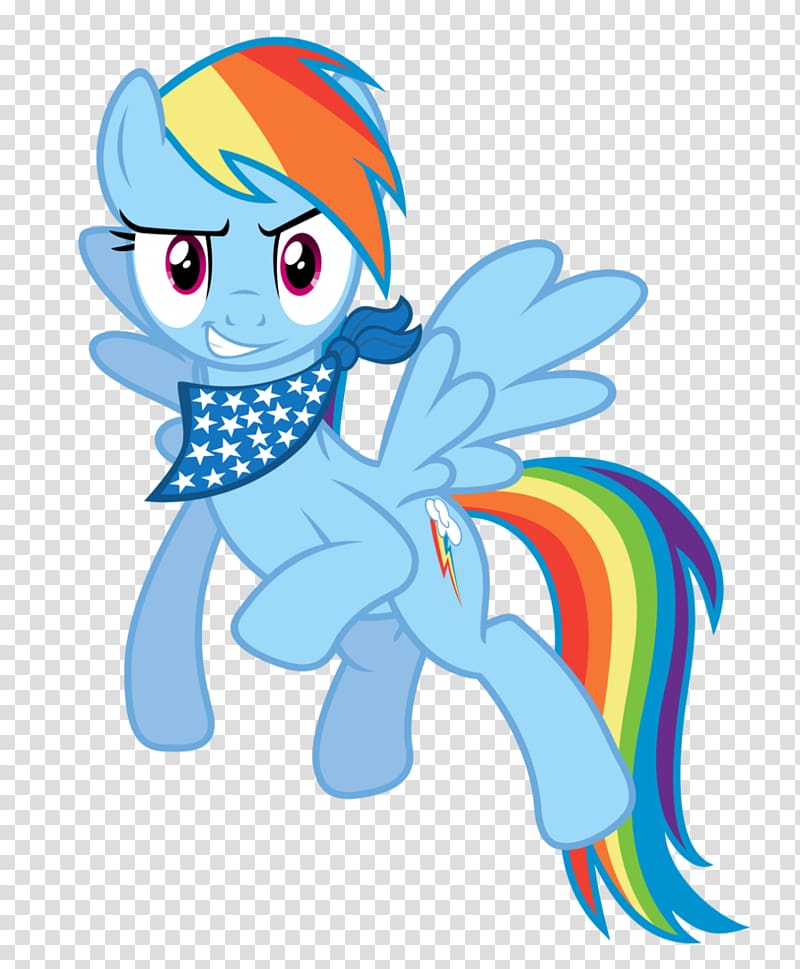 Rainbow Dash Pony Kerchief, rainbow transparent background PNG clipart