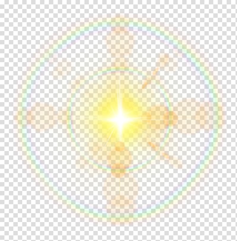 yellow light artwork, Light Halo Aperture, Cool the aperture transparent background PNG clipart