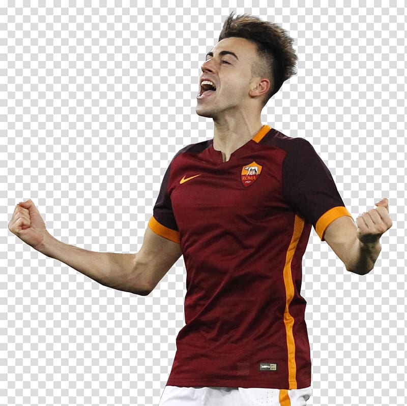 Stephan El Shaarawy A.S. Roma Jersey Italy national football team A.C. Milan, football transparent background PNG clipart