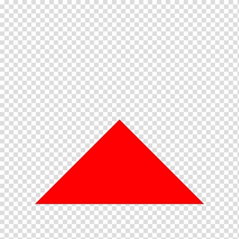 Triangle Logo Point, red arrow transparent background PNG clipart