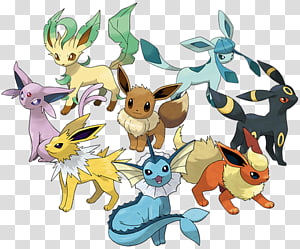 Vaporeon, Flareon, Glaceon, Jolteon, Leafeon, And Etc - Desenho Para Colorir  Das Evolucoes De Eevee, HD Png Download , Transparent Png Image - PNGitem