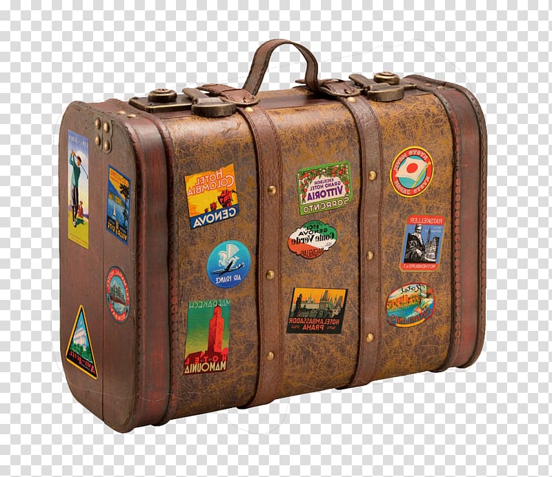 Suitcase Air travel Baggage, suitcases transparent background PNG clipart