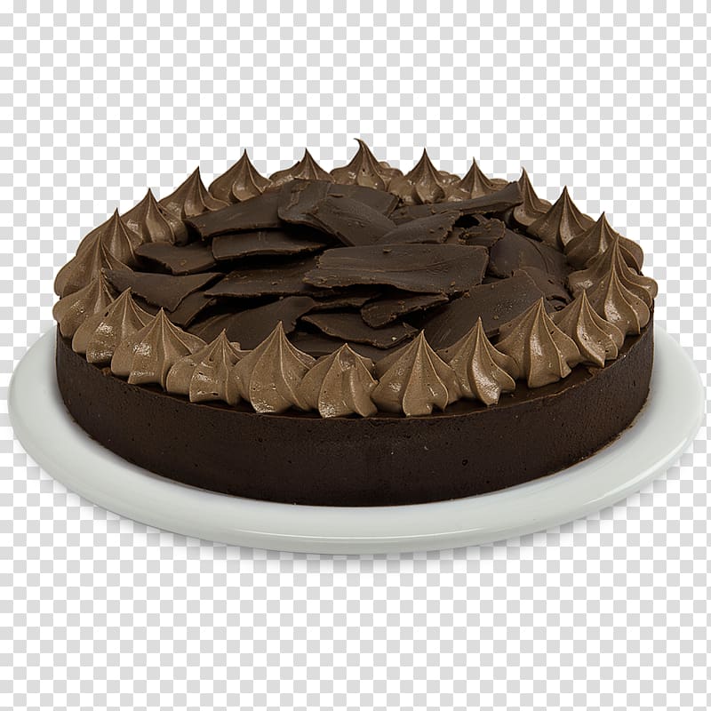 Flourless chocolate cake Sachertorte Chocolate truffle Ganache, burguer transparent background PNG clipart
