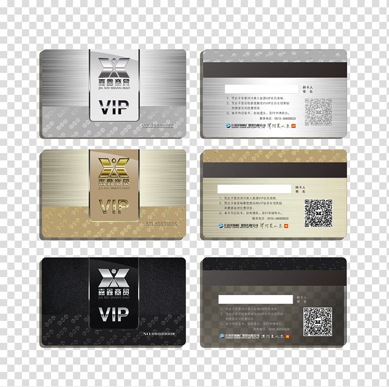 Paper Metal Business card , membership card transparent background PNG clipart