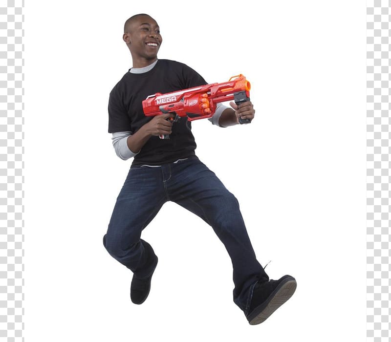 Nerf N-Strike Elite NERF N-Strike Mega Series RotoFury Blaster Toy, toy transparent background PNG clipart