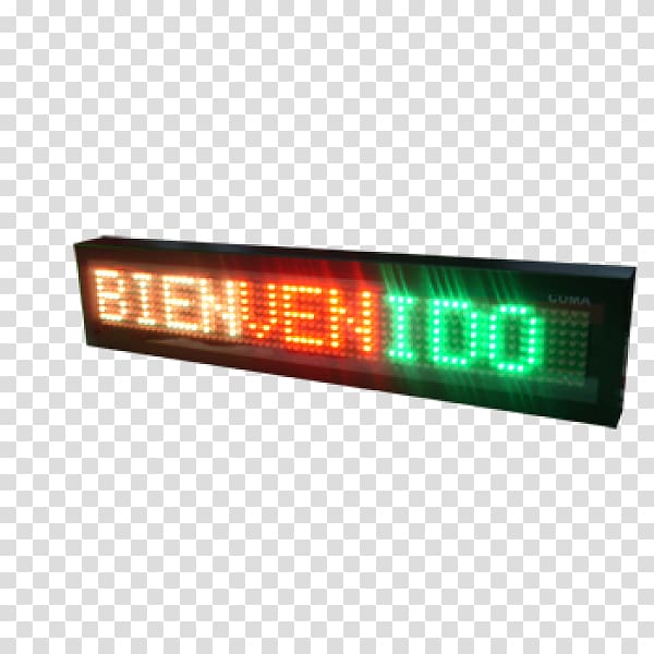 LED display Text Light-emitting diode Display device Information, Cuma transparent background PNG clipart
