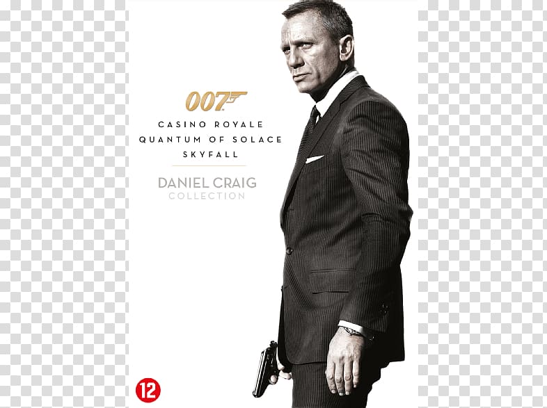 James Bond Blu-ray disc Box set DVD Actor, daniel craig james bond transparent background PNG clipart