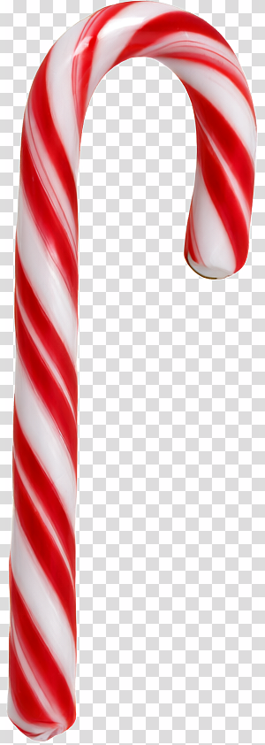 Red White Candy Cane transparent background PNG clipart thumbnail