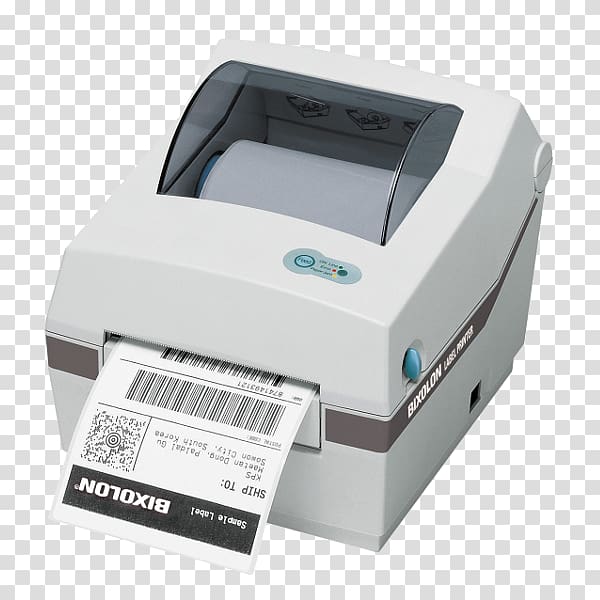 Label printer BIXOLON Barcode printer Printing, printer transparent background PNG clipart
