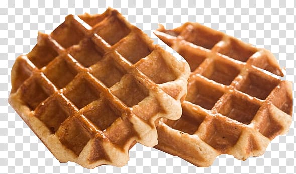 two maffles, Liège Waffles transparent background PNG clipart