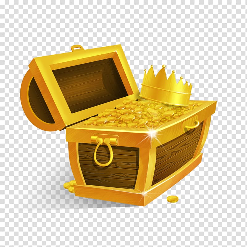 Buried treasure Chest Gold , Gold chest transparent background PNG clipart
