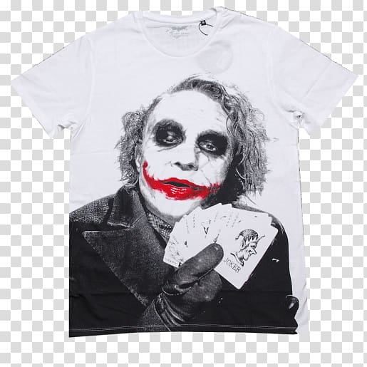 Joker T-shirt The Dark Knight Two-Face Batman, JOKER POKER transparent background PNG clipart