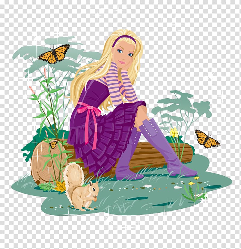 Barbie Girl Fashion doll, barbie transparent background PNG clipart