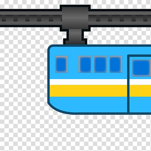 Rail transport Suspension railway Monorail Emoji Text messaging, suspension island transparent background PNG clipart