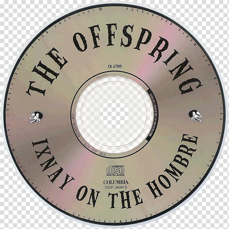 Ixnay on the Hombre Compact disc The Offspring Me & My Old Lady Cool To Hate, the offspring transparent background PNG clipart