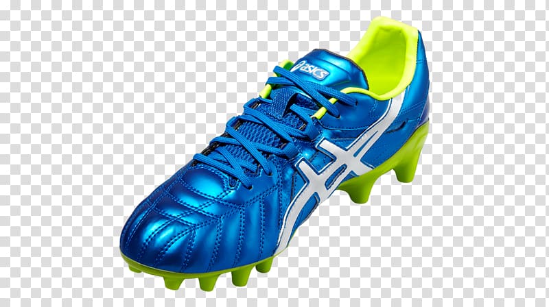 Cleat Asics Gel-Lethal Tigreor 8 SK Rugby Boots, Electric Blue Football boot Shoe, boot transparent background PNG clipart