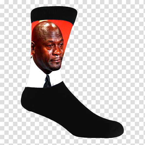 Amazon.com Michael Jordan Sock Crying Jordan Internet meme, michael jordan transparent background PNG clipart
