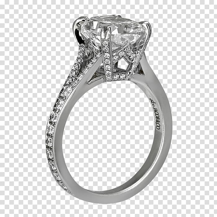 Wedding ring Diamond cut Earring Princess cut, cushion cut with infinity band transparent background PNG clipart