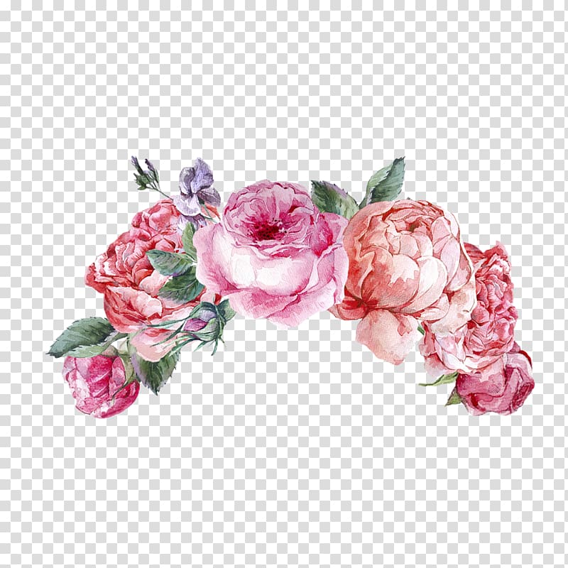 pink and purple flowers illustration, Flower Sticker Wicked Like a Wildfire PicsArt Studio , band transparent background PNG clipart
