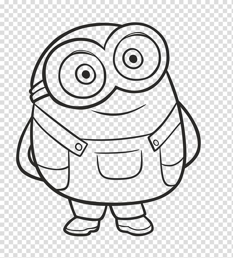 how to draw a minion kevin