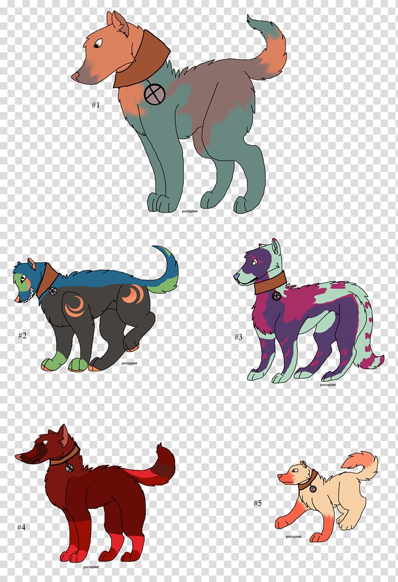 Dog breed Puppy Cat Leash, five siblings for adoption transparent background PNG clipart