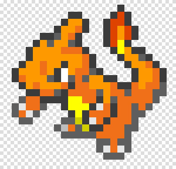 minecraft charmeleon pixel art