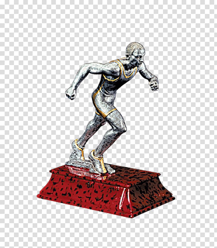 Track & Field Trophy Running Marathon Relay race, track and field transparent background PNG clipart