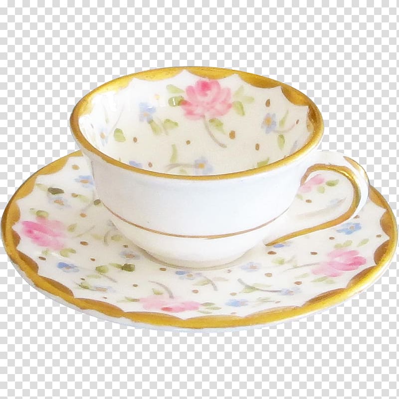 Tableware Cappuccino Saucer Coffee cup Plate, Plate transparent background PNG clipart