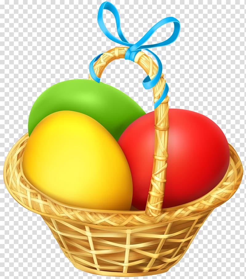 Easter Bunny Easter egg , Easter Basket transparent background PNG clipart