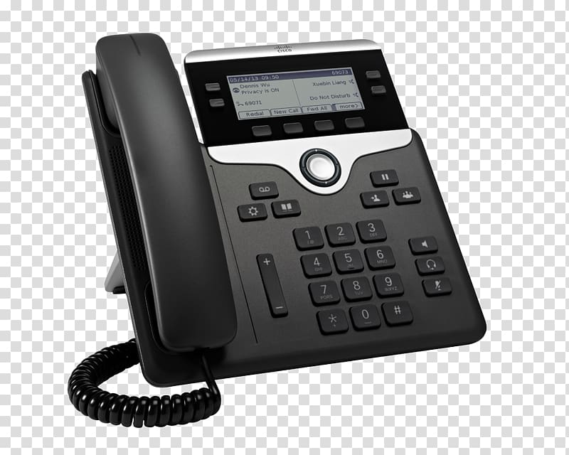 VoIP phone Cisco Systems Voice over IP Session Initiation Protocol Cisco 7821, cisco transparent background PNG clipart