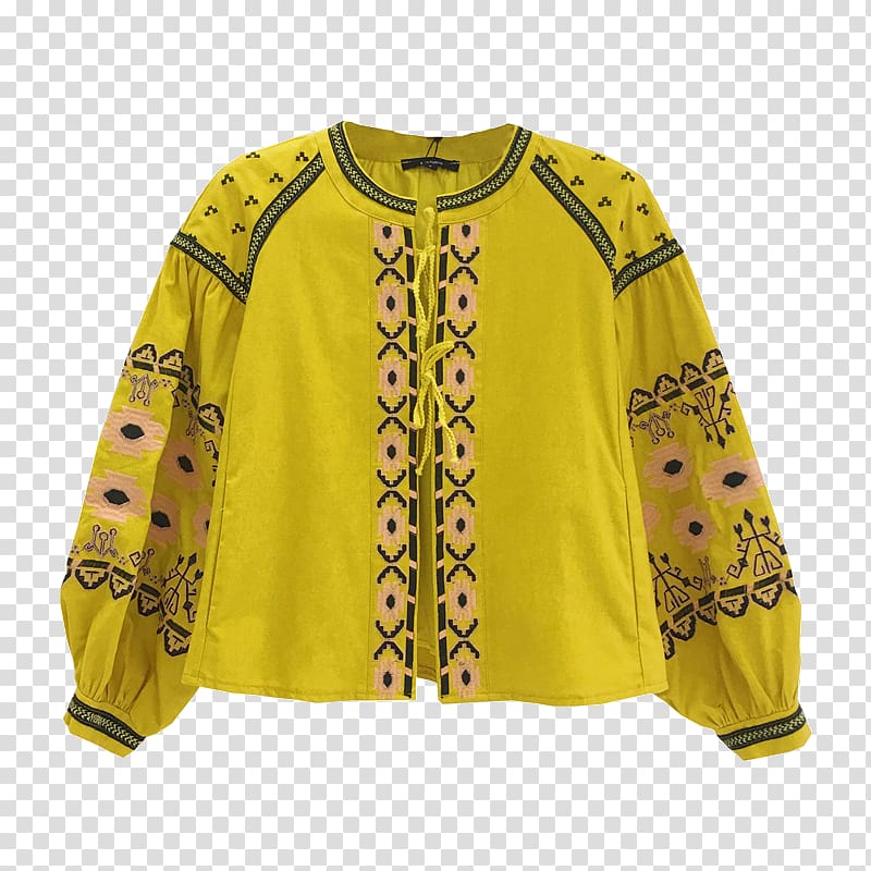 T-shirt Yellow Sleeve, Yellow jacket Sen Department transparent background PNG clipart