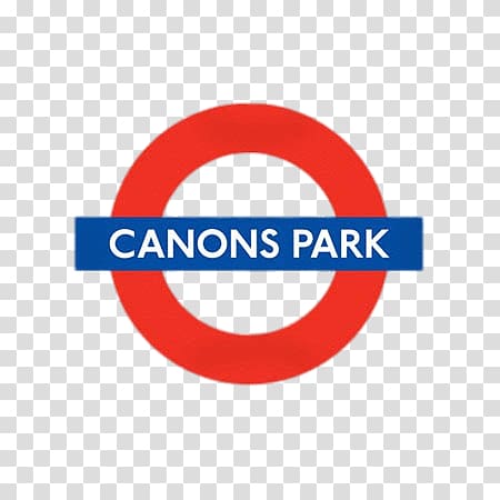Canons Parks signage, Canons Park transparent background PNG clipart