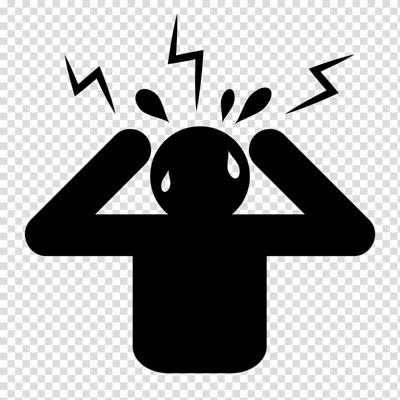 Stressed Clipart Black And White