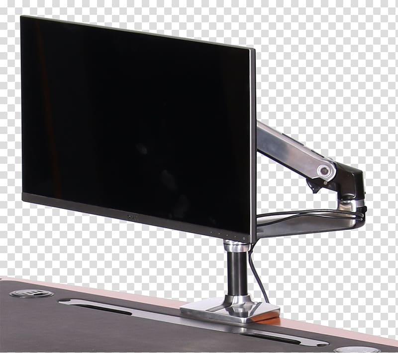 LCD television Computer Monitors Liquid-crystal display Ergotron Desk, desk accessories transparent background PNG clipart