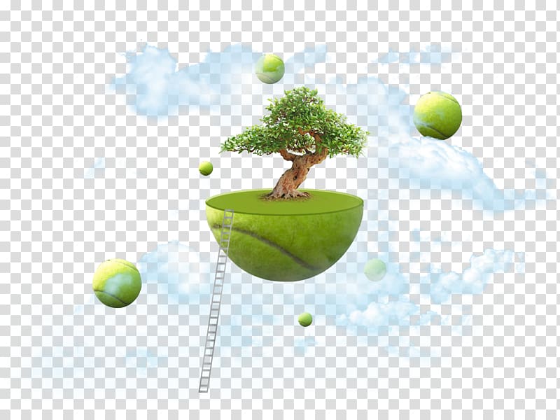 Levitation Island , A suspended Island transparent background PNG clipart