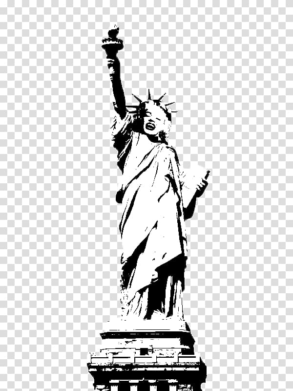 Statue of Liberty Illustration, Statue Of Liberty Cartoon Drawing transparent background PNG clipart